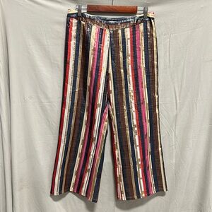Julie‎ Brown N Y C striped pants / Size 8 / T-78